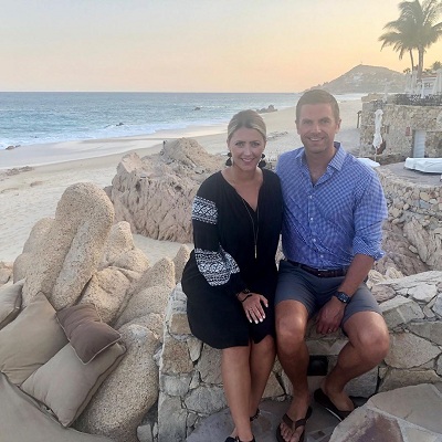 Huffman and her husband spending time together